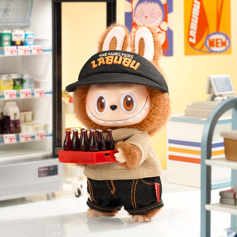 The Monsters Labubu-Wacky Mart Vinyl Plush Blister Pack/Manager